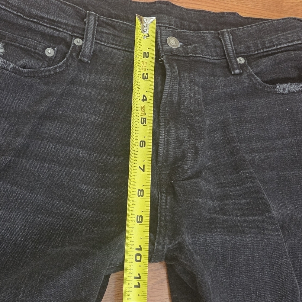 Abercrombie & Fitch Jeans Men's 36x32 Black Felix Super Slim Stretch Denim Pants - Picture 7 of 15